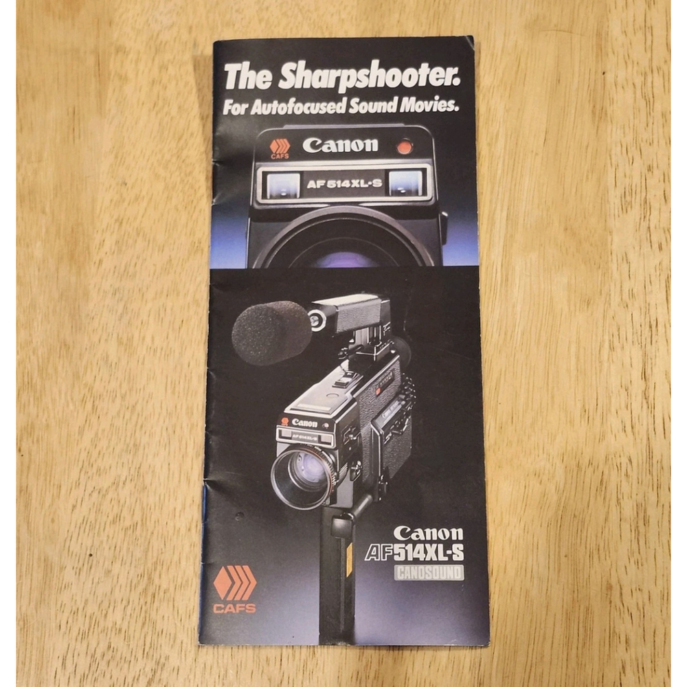 *4 for $30* Canon AF514XL-S CANOSOUND Camera Manual Brochure